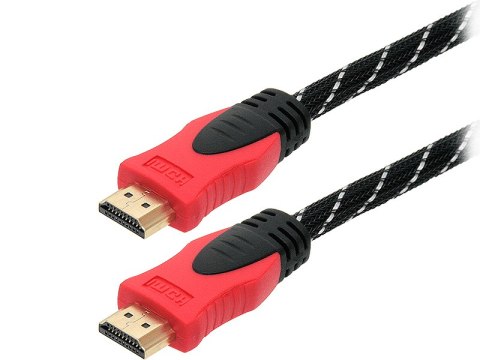 92-056# Przyłącze hdmi-hdmi red 4k 3.0m proste