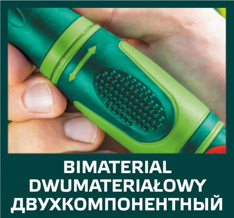 Zraszacz prosty, dwumateriałowy