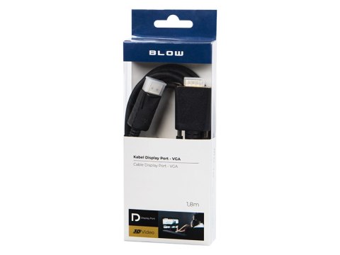 92-030# Przyłącze display port-vga 1,8m