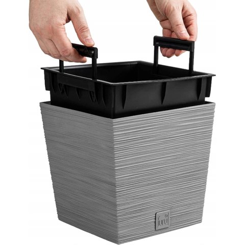 Doniczka FURU SQUARE LOW DFS240 - beton