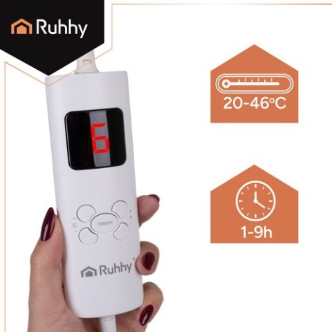 Mata- koc elektryczny 180x130cm Ruhhy 26202