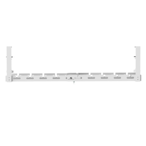 Organizer podbiurkowy na kable Maclean, max. obciążenie 5kg, max. 728mm, biały, MC-103 W