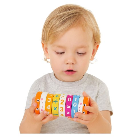 Edukacyjny Walec Matematyczny Dla Dzieci Układanka Nuka Liczenia