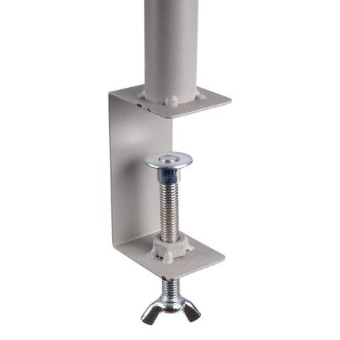 Kwietnik Stojak Metalowy Ozdobny Przykręcany Podstawka Szary VILDE 36 cm