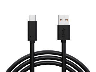 66-180# Przyłącze usb 3.0 a - usb-c 1,5m czarne zawieszka