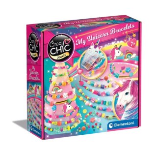 Crazy Chic Zestaw Koralików Bransoletki z Jednorożcem Clementoni 50882