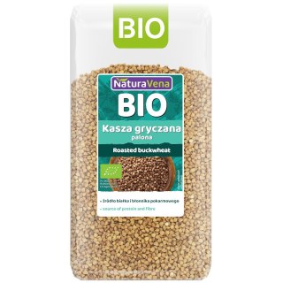 KASZA GRYCZANA PALONA BIO 500 g - NATURAVENA