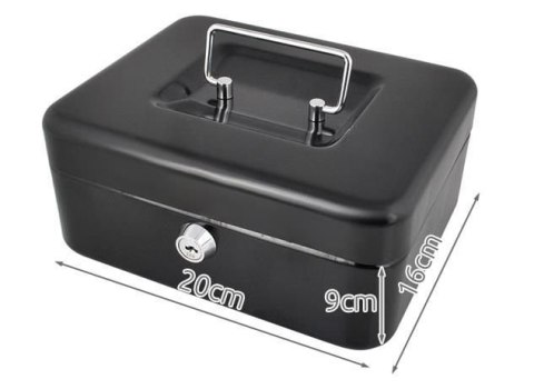 Kasetka na pieniądze czarna