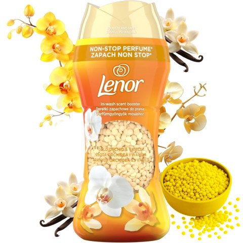 LENOR Perełki Zapachowe Do Prania 195g Złota Orchidea i Wanilia/Gold Orchid & Vanilla