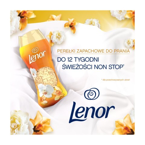 LENOR Perełki Zapachowe Do Prania 195g Złota Orchidea i Wanilia/Gold Orchid & Vanilla