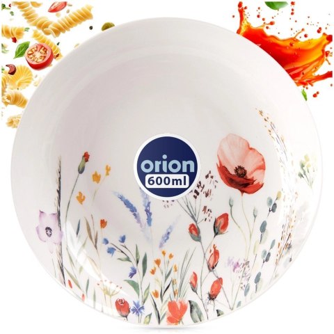 Talerz Obiadowy Głęboki Porcelanowy MAKI 600 ml ORION Zmywarka