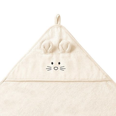 1553/07 OKRYCIE KĄPIELOWE BAMBUSOWE 100 X 100 KREMOWE