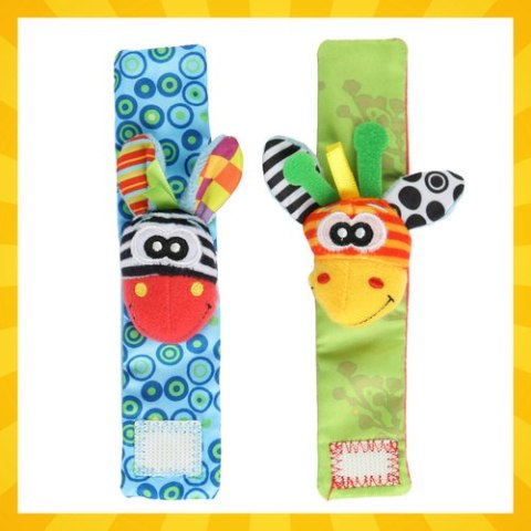 Grzechotki dla dzieci - zestaw 4szt. Kruzzel 25068