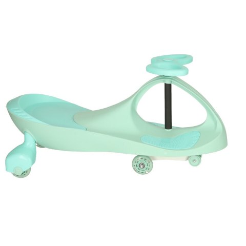 KX4880_1 Jeździk grawitacyjny twistcar świecące koła LED miętowy