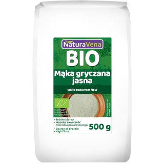 MĄKA GRYCZANA JASNA BIO 500 g - NATURAVENA