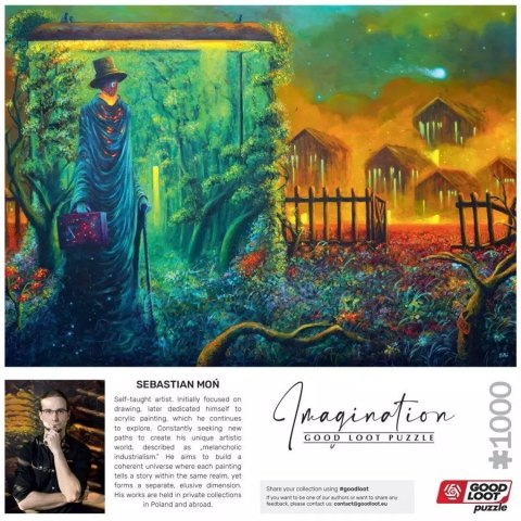 Puzzle Good Loot Imagination: Sebastian Moń Stationary Traveller II 1000 elementów