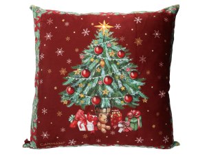 Poduszka z wypełnieniem/suwak - Boże Narodzenie (CARMANI)