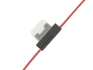 4008# Gniazdo bezpiecznika z kablem samochodowe łączone czerwone 0,50