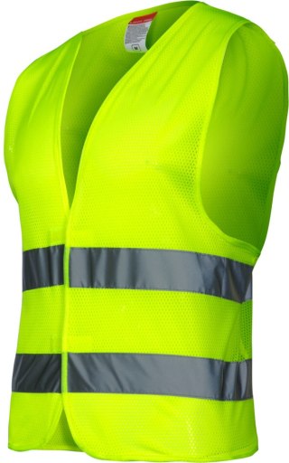 Kamizelka ostrzegawcza z siatki, żółta, "2xl", ce, lahti
