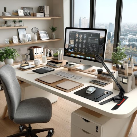 Mikrofon gamingowy NanoRS, LED, YouTube streaming, kabel USB 1.5m, czułość 21dB+3dB, RS710