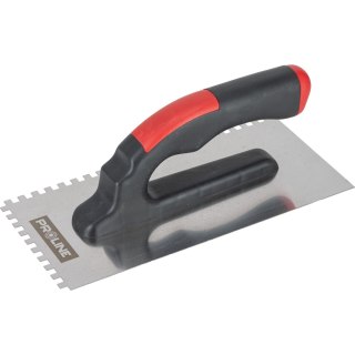 Paca nierdzewna 270*130mm ząb 6*6 rączka plast.otw. proline