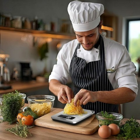 Waga kuchenna cyfrowa z timerem GreenBlue GB170 min 1g max 5000g