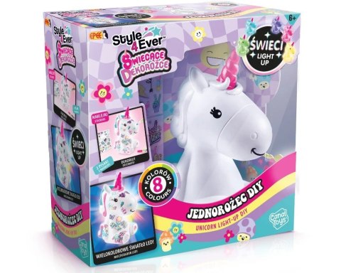 Zestaw Świecące dekorożce - jednorożec diy