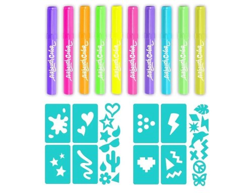 Zestaw uzupełniający - projekt plusz (10 pisaków i 20+ szablonów)