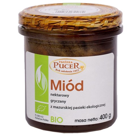 MIÓD GRYCZANY BIO 400 g - PASIEKA PUCER