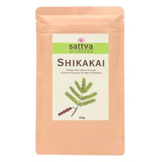 PROSZEK ZIOŁOWY DO MYCIA WŁOSÓW SHIKAKAI 100 g - SATTVA (AYURVEDA)