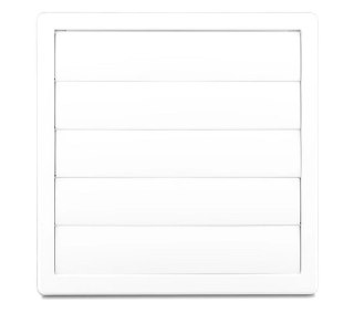 KRATKA WENTYLACYJNA Z ŻALUZJĄ GRAWITAC. 170*170,FI 150 BIAŁY