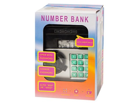 44-706# Sejf kasetka na zamek elektroniczny sb-06 czarny