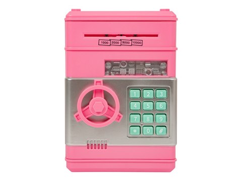 44-708# Sejf kasetka na zamek elektroniczny sb-06 różowy