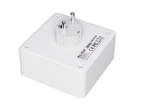 98-611# Rozgałęźnik r-20 pr 2-gniazda + 2usb + usb-c czarne