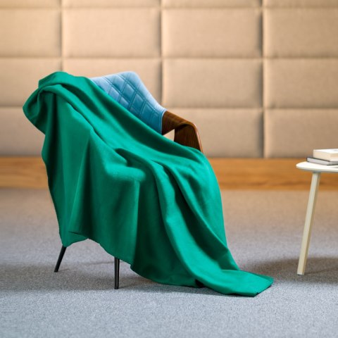 Koc polarowy 130x150 cm TEESA - zielony