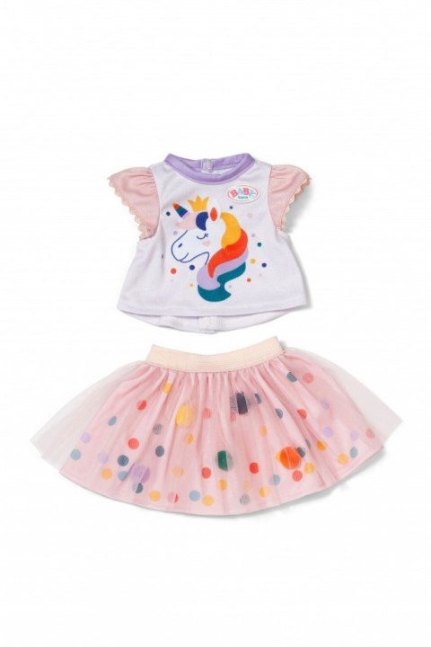 Sukienka jednorożca z tutu baby born 43 cm