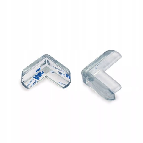 Przezroczyste zabezpieczenia narożników mebli 10 szt. ochrona dzieci