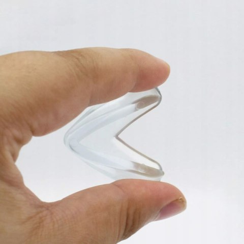 Przezroczyste zabezpieczenia narożników mebli 10 szt. ochrona dzieci