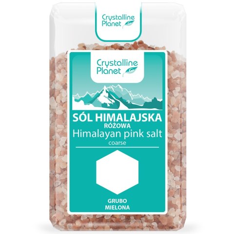 SÓL HIMALAJSKA RÓŻOWA GRUBO MIELONA 600 g - CRYSTALLINE PLANET