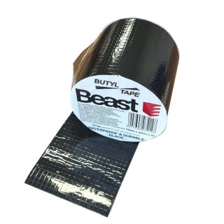 Taśma butylowa CZARNA uszczelniająca wodoodporna 0,8x100mm 5M BUTYL UV BLACK WATERPROOF