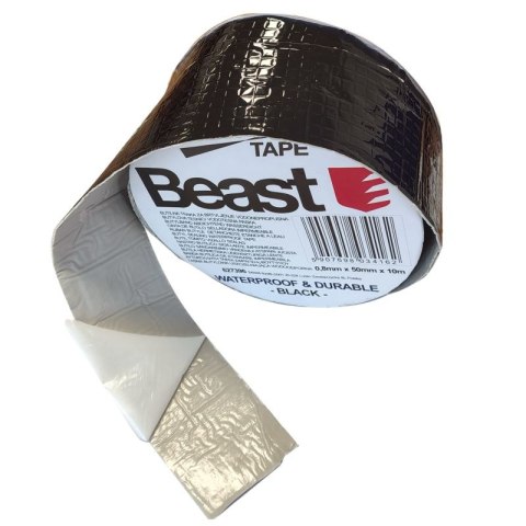 Taśma butylowa CZARNA uszczelniająca wodoodporna 0,8x50mm 10M BUTYL UV BLACK WATERPROOF