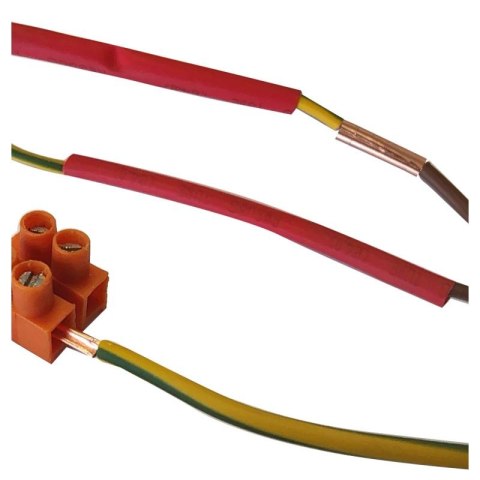 Zaciskarka do tulejek kablowych + 250 szt. tulejek bez izolacji + termokurczki ZESTAW