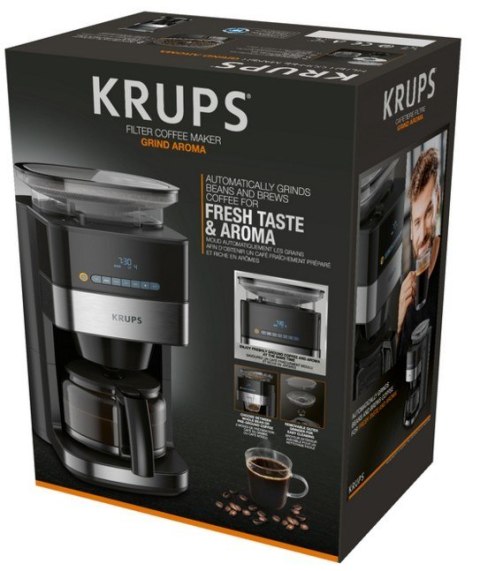 Ekspres przelewowy KRUPS KM8328 Grind and Brew