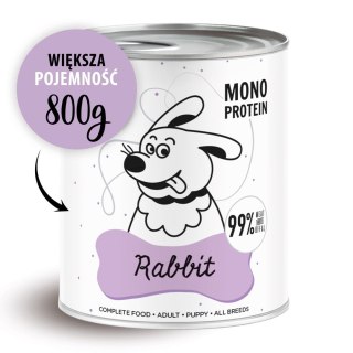 Paka Zwierzaka Pepe Rabbit 99% królik 800g