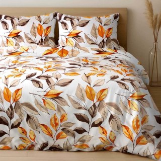 Pościel satyna bawełniana LEAVES/160x200 EXCLUSIVE