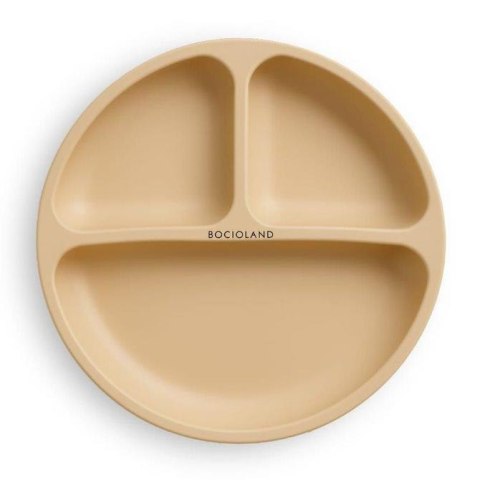 5880 TALERZYK 3-DZIELNY Z PRZYSSAWKAMI BEŻOWY BL588