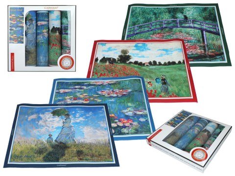 Kpl. 4 podkładek na stół - C. Monet, mix (CARMANI)
