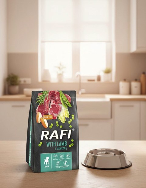 Sucha Karma Dla Psa RAFI JUNIOR z Jagnięciną 3 kg - 2 szt.