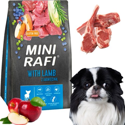 Sucha Karma Dla Psa RAFI MINI Adult z Jagnięciną 3 kg - 2 szt.