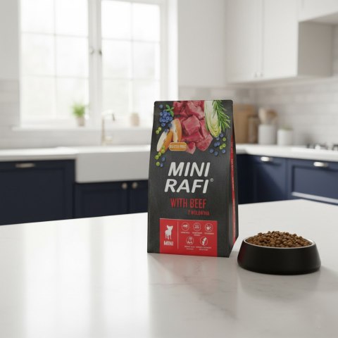 Sucha Karma Dla Psa RAFI MINI Adult z Wołowiną 3 kg - 1 szt.